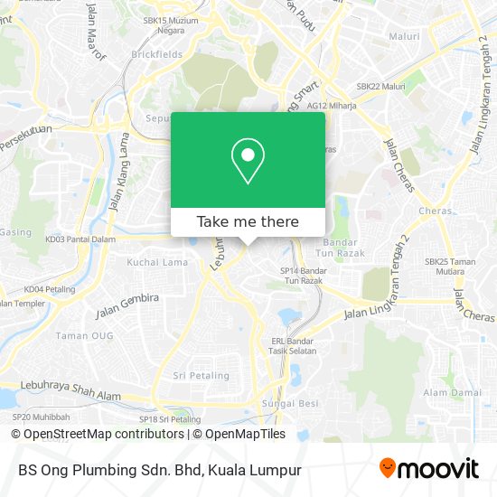 BS Ong Plumbing Sdn. Bhd map