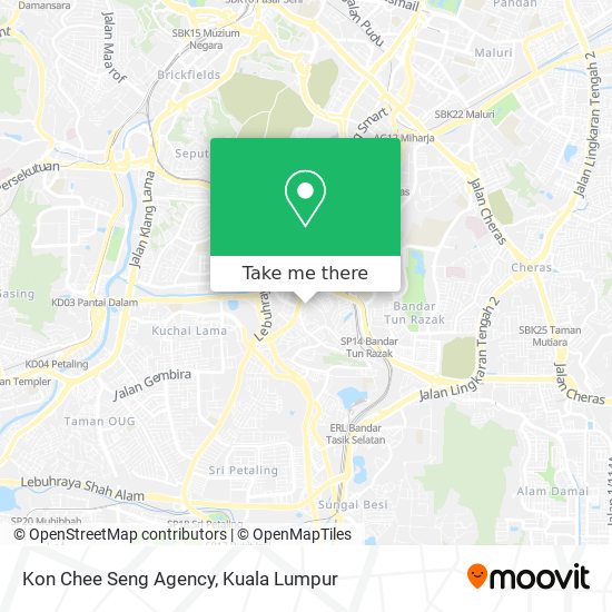 Kon Chee Seng Agency map