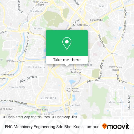 FNC Machinery Engineering Sdn Bhd map