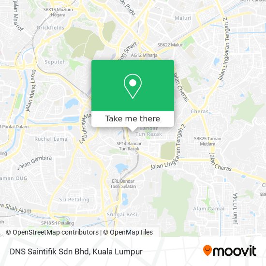 DNS Saintifik Sdn Bhd map