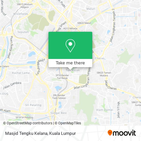 Masjid Tengku Kelana map
