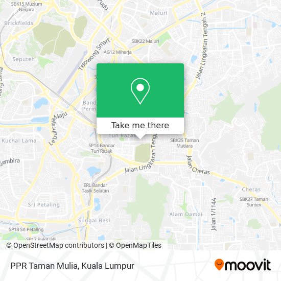 PPR Taman Mulia map