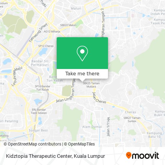 Kidztopia Therapeutic Center map