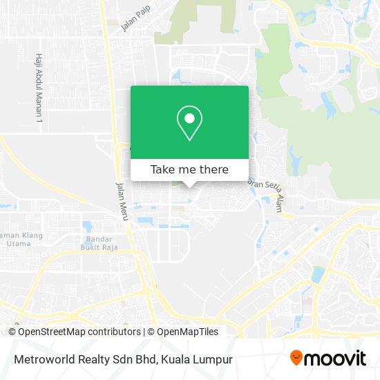 Metroworld Realty Sdn Bhd map