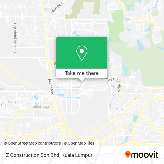 Z Construction Sdn Bhd map