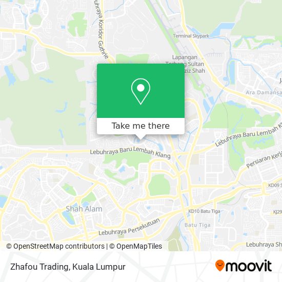 Zhafou Trading map