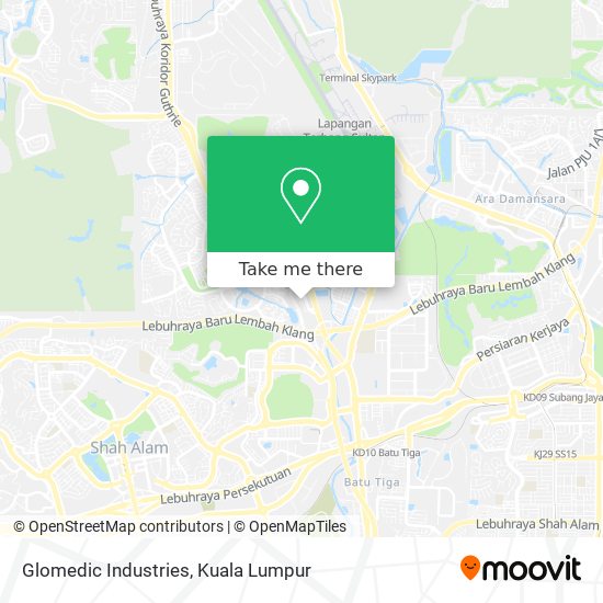 Glomedic Industries map