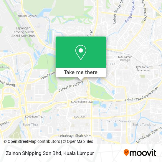 Zainon Shipping Sdn Bhd map