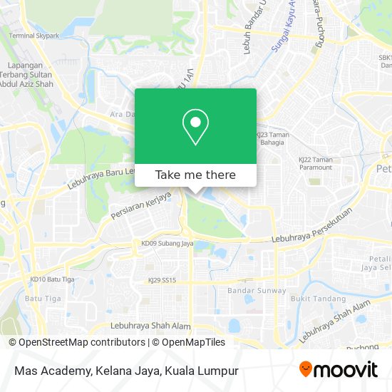 Peta Mas Academy, Kelana Jaya