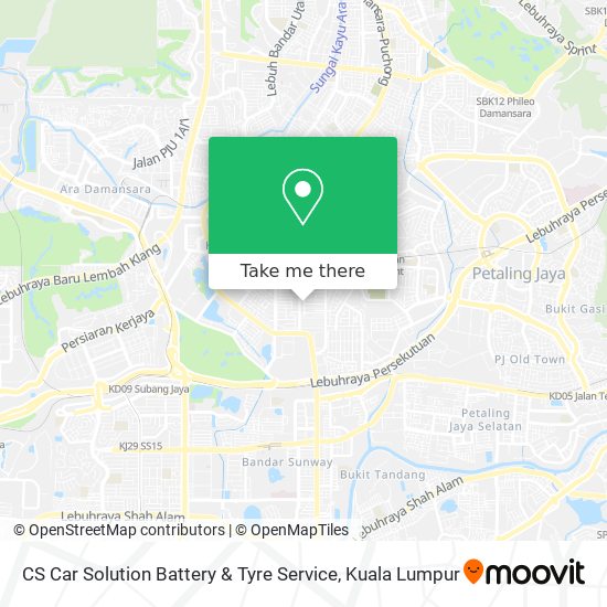 CS Car Solution Battery & Tyre Service map