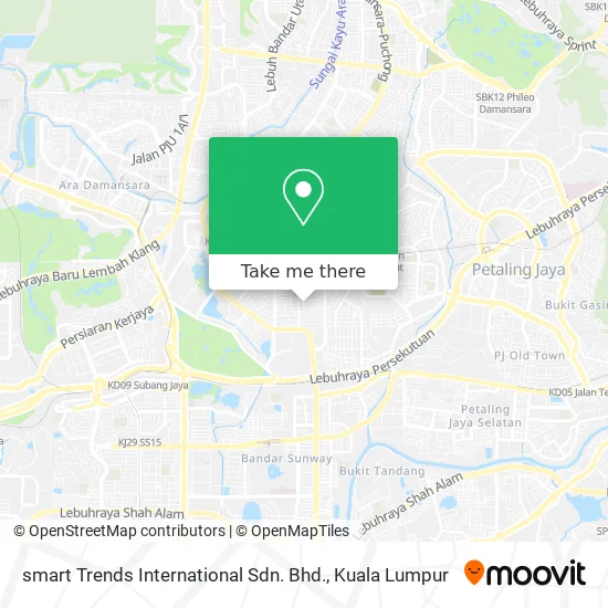 smart Trends International Sdn. Bhd. map