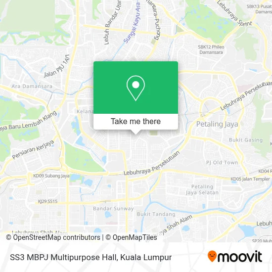 SS3 MBPJ Multipurpose Hall map