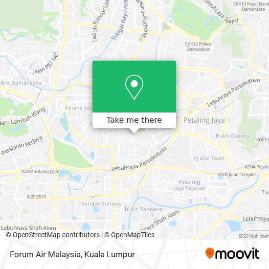 Peta Forum Air Malaysia