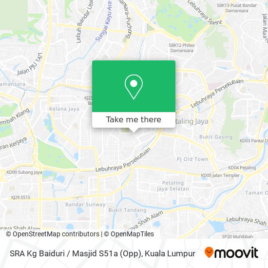 SRA Kg Baiduri / Masjid S51a (Opp) map