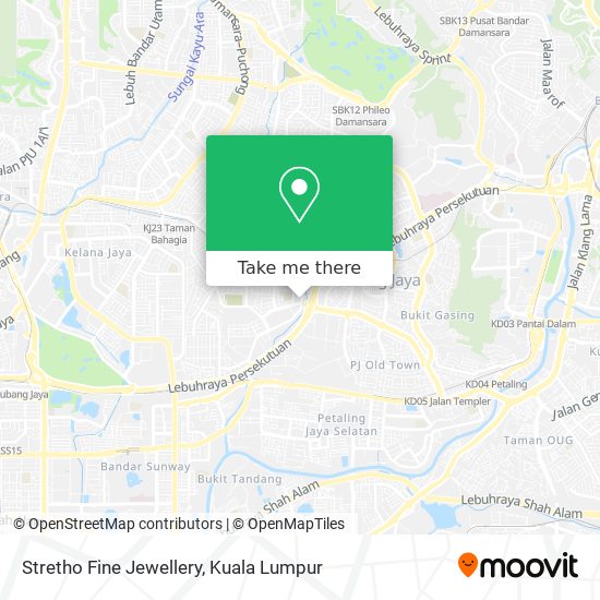 Stretho Fine Jewellery map