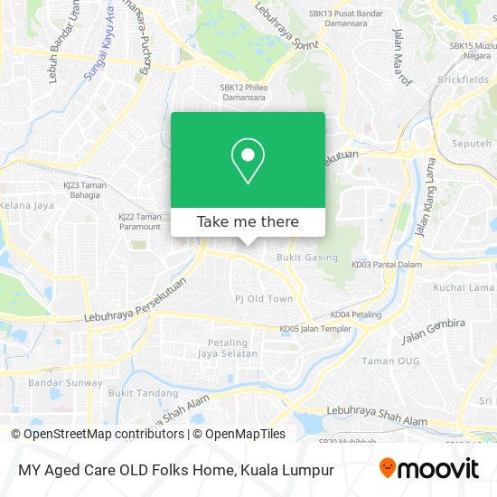 MY Aged Care OLD Folks Home map