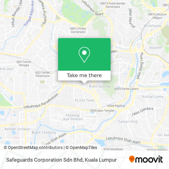 Safeguards Corporation Sdn Bhd map