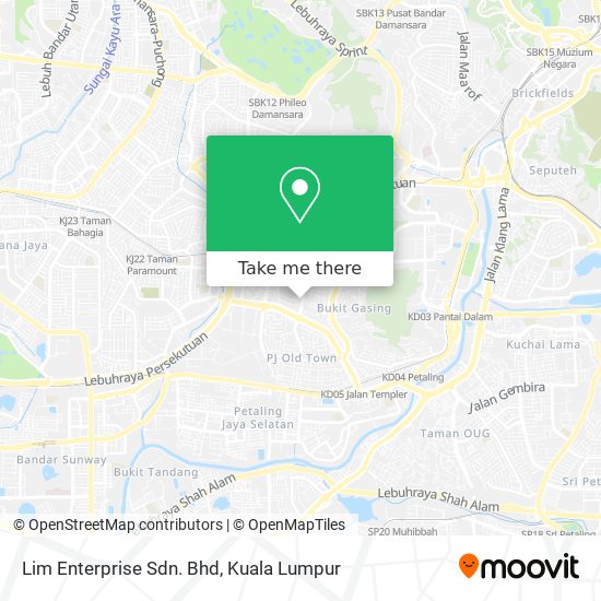 Lim Enterprise Sdn. Bhd map