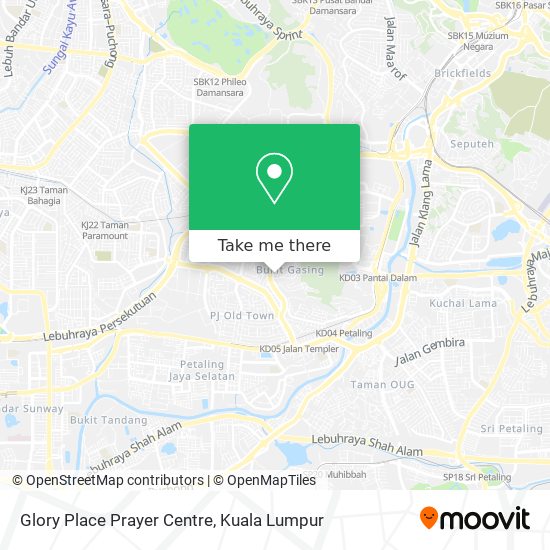 Glory Place Prayer Centre map