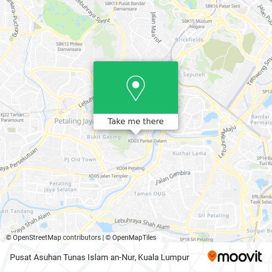 Pusat Asuhan Tunas Islam an-Nur map