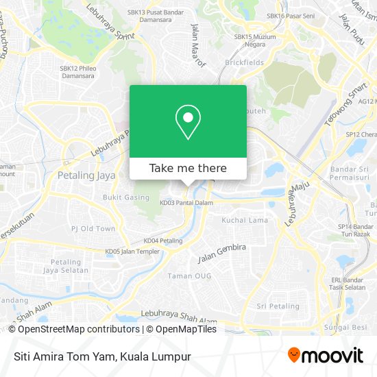Peta Siti Amira Tom Yam