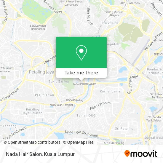 Nada Hair Salon map