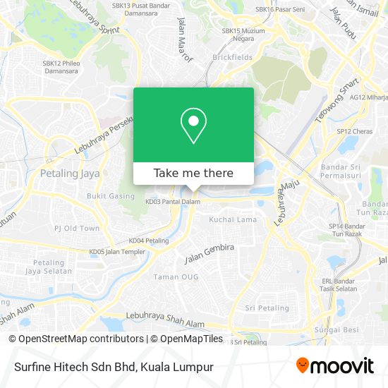 Surfine Hitech Sdn Bhd map