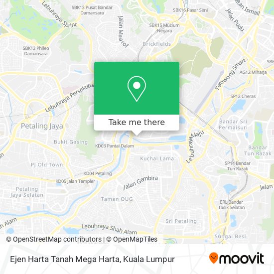 Ejen Harta Tanah Mega Harta map