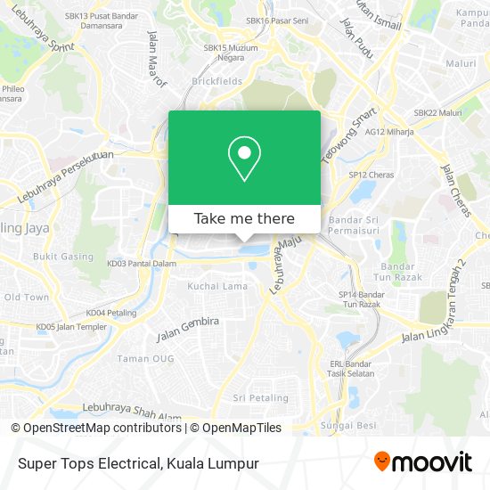 Super Tops Electrical map