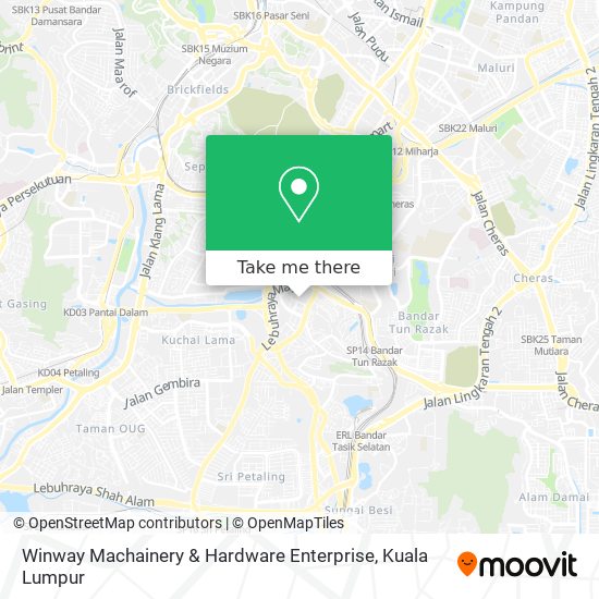 Winway Machainery & Hardware Enterprise map