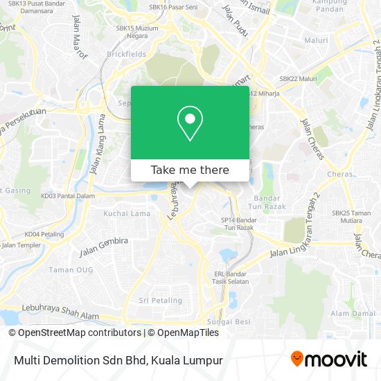 Multi Demolition Sdn Bhd map