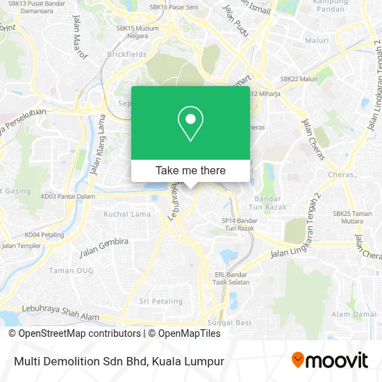 Multi Demolition Sdn Bhd map