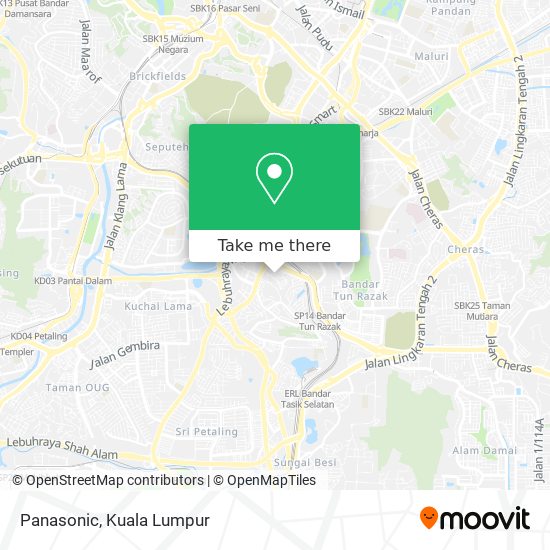 Panasonic map