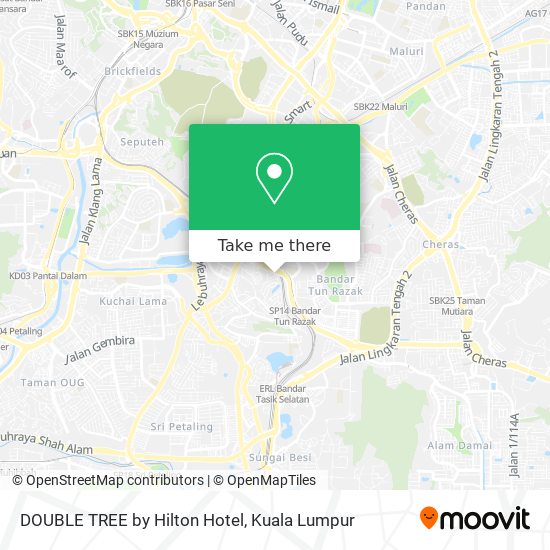 DOUBLE TREE by Hilton Hotel map