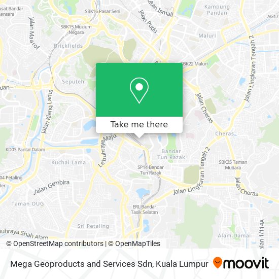 Mega Geoproducts and Services Sdn map