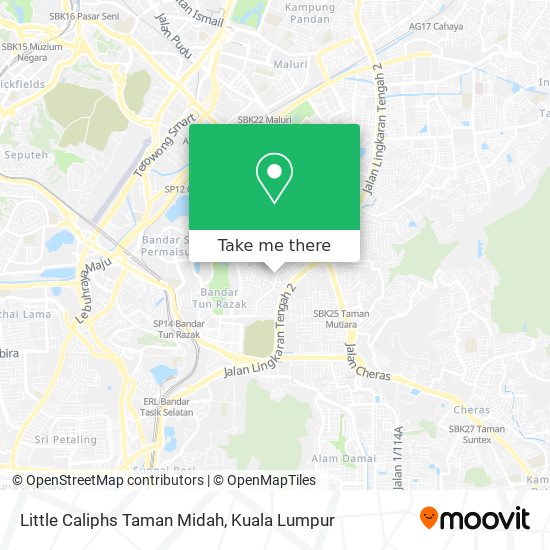 Little Caliphs Taman Midah map