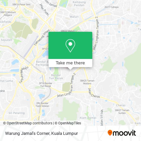 Warung Jamal's Corner map