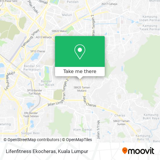 Lifenfitness Ekocheras map
