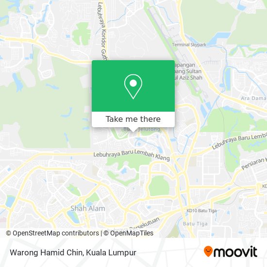 Warong Hamid Chin map