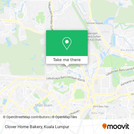 Clover Home Bakery map