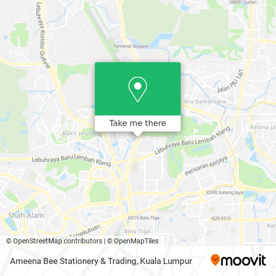 Ameena Bee Stationery & Trading map