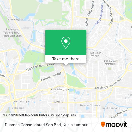 Duamas Consolidated Sdn Bhd map