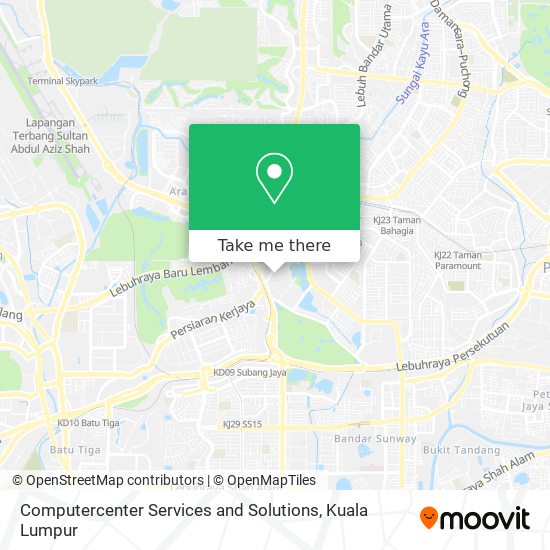 Computercenter Services and Solutions map