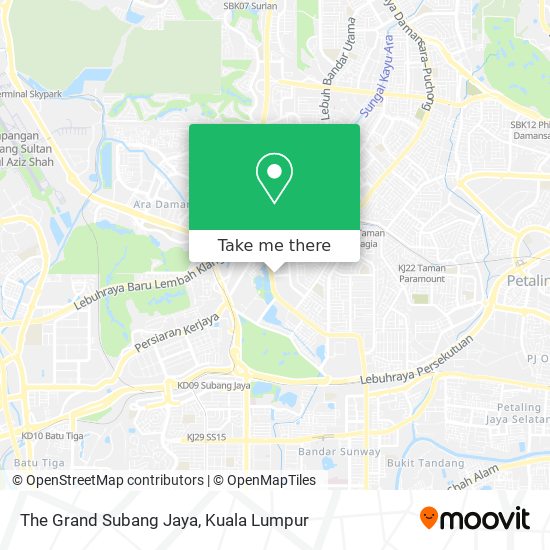 The Grand Subang Jaya map