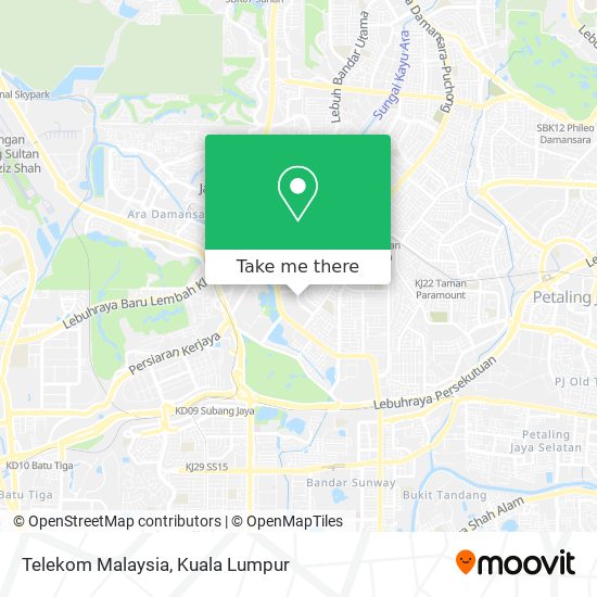 Telekom Malaysia map