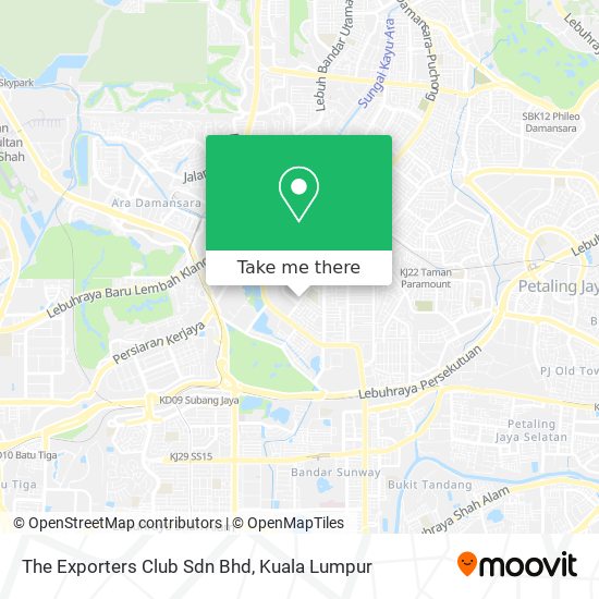 The Exporters Club Sdn Bhd map