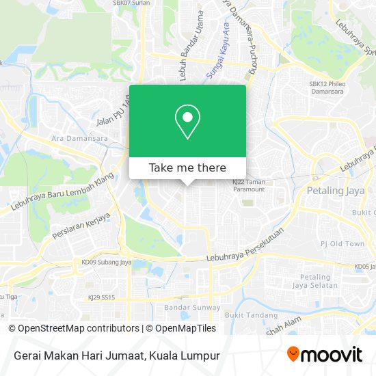 Gerai Makan Hari Jumaat map