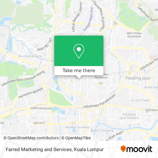 Farred Marketing and Services map