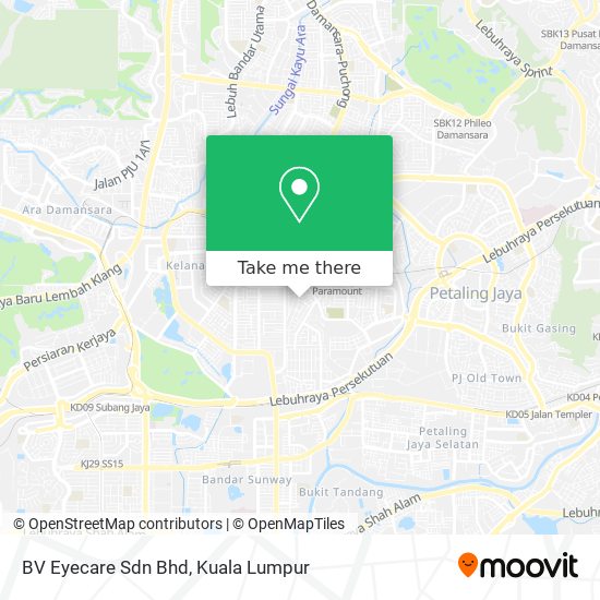 Peta BV Eyecare Sdn Bhd