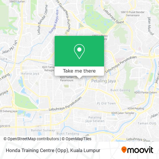 Honda Training Centre (Opp) map